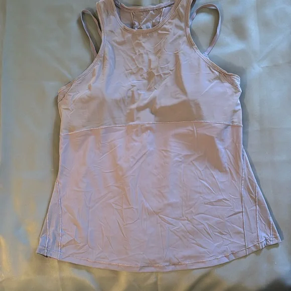 Lululemon Sexy Flattering SZ 10 Tank Built in Bra Measurements N Pics PERFECT 🍋 - Picture 6 of 9